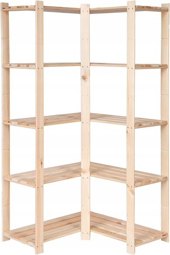 Holzregal eckregal 170x83x38 - holzregal,