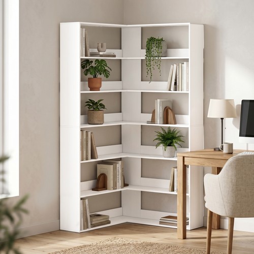 Bücherregal ebenen eckregal - bücherregal,
