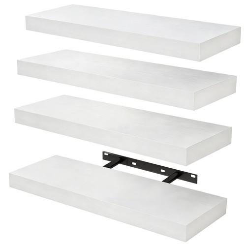 4er set bücherregal wand - set,