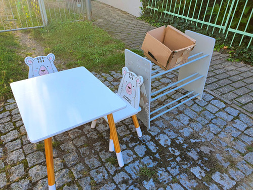 Kinder tisch stuhl set holz - tisch-, stuhl-set