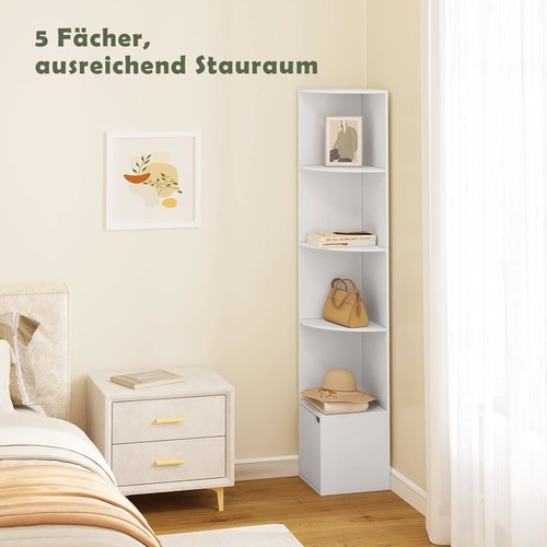 Eckregal bücherregal holz - eckregal,